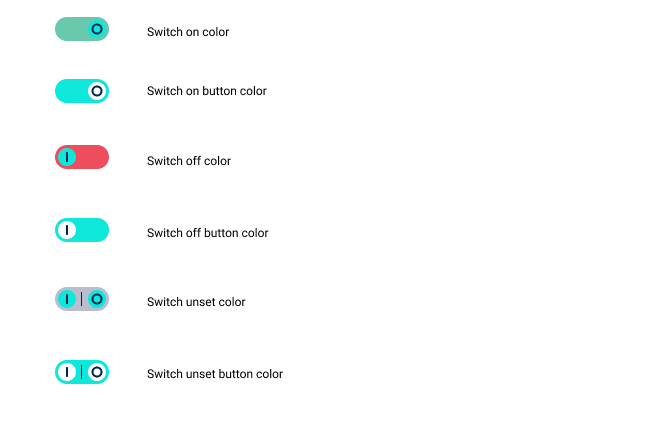 Edition switch colors